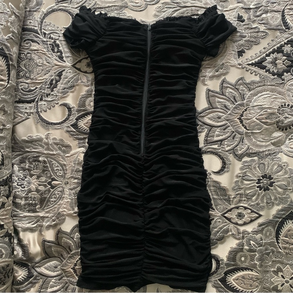 Windsor Rushed Mesh Mini Dress - Picture 2 of 11